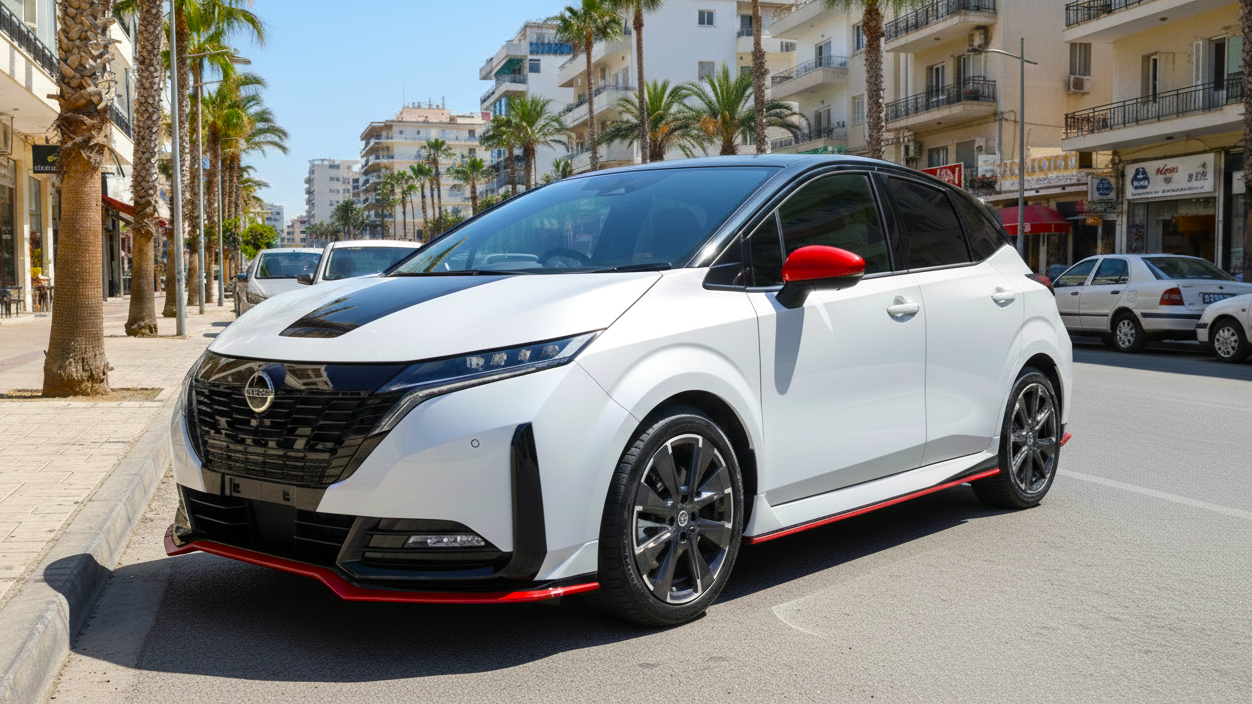 Nissan Note 2 белого цвета