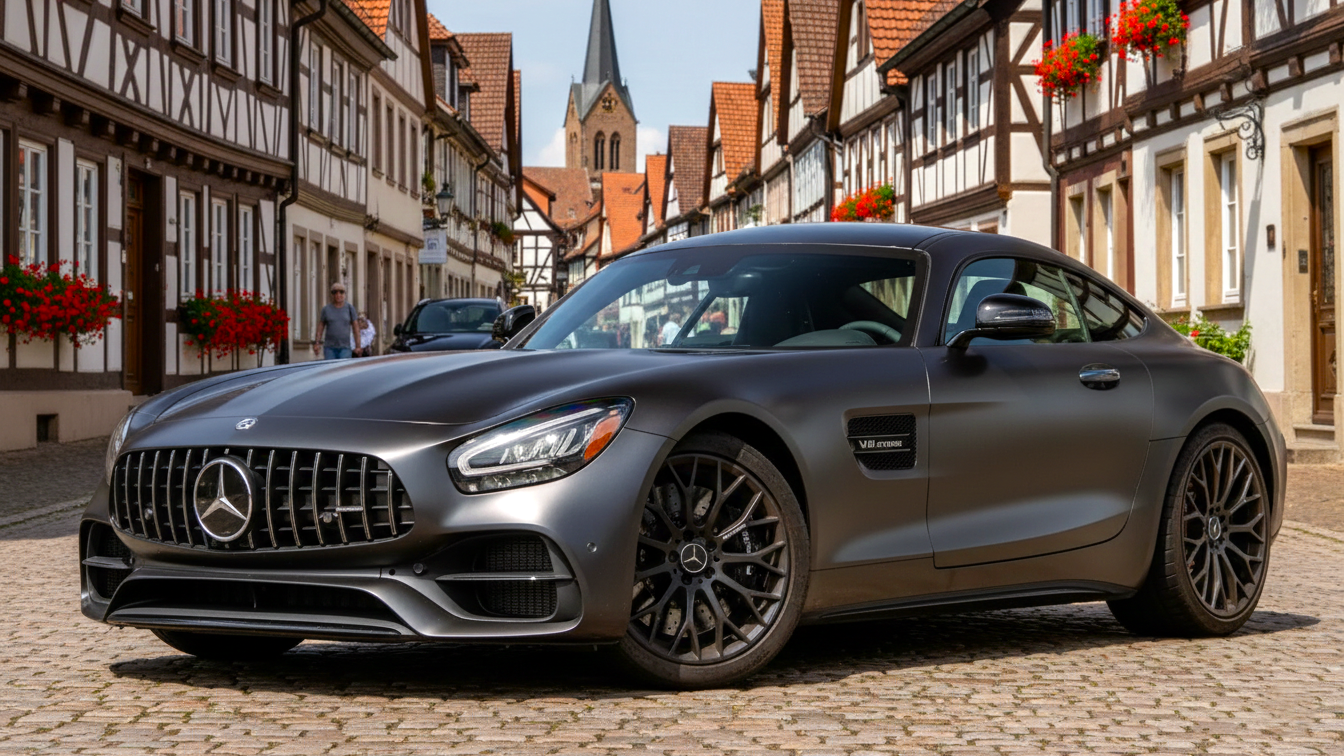 2021-Mercedes-AMG-GT grey colour