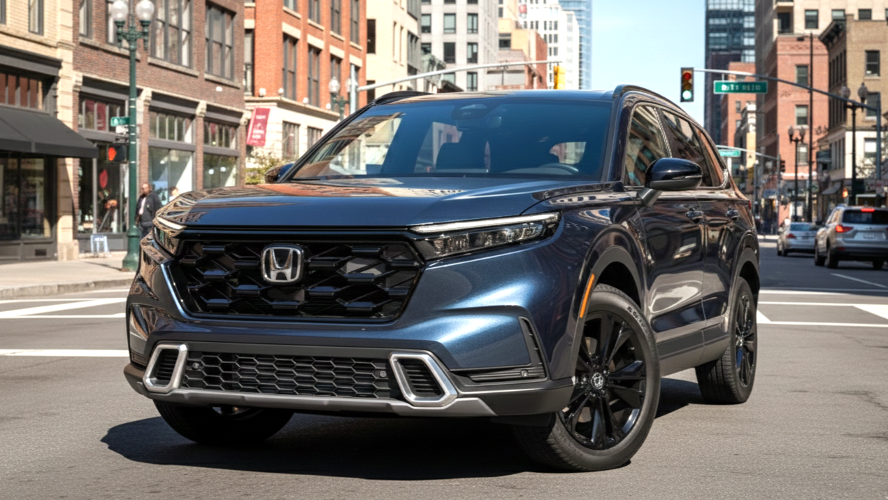 Honda CR-V Hybrid grey colour