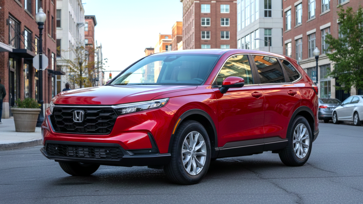 Honda CR-V red colour