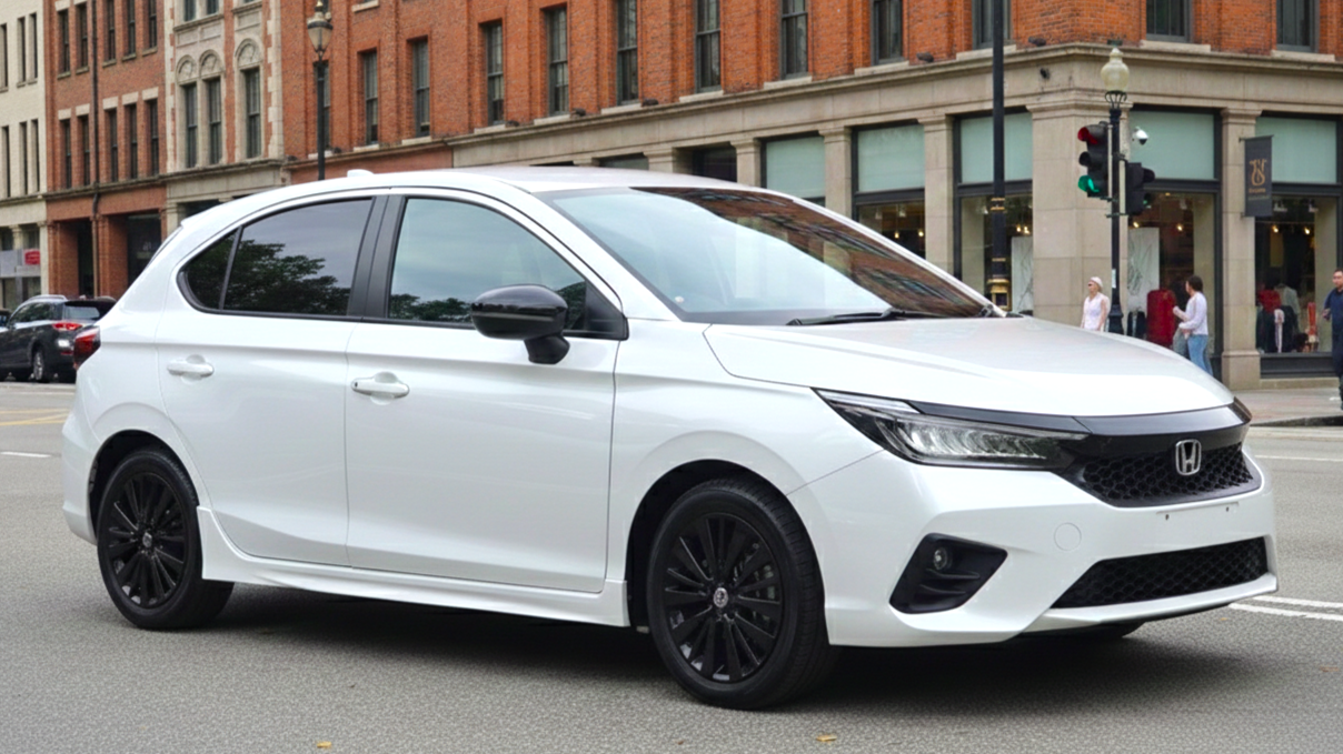 Honda City white colour
