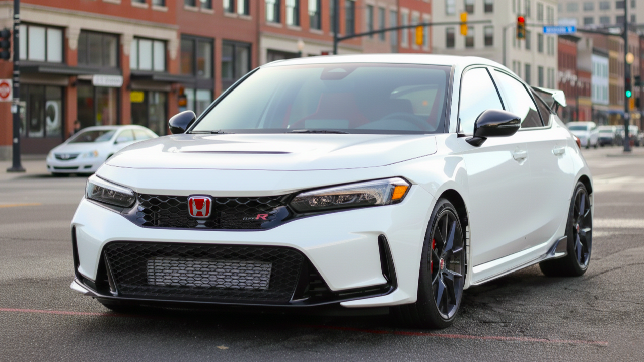 Honda Civic Type R white colour