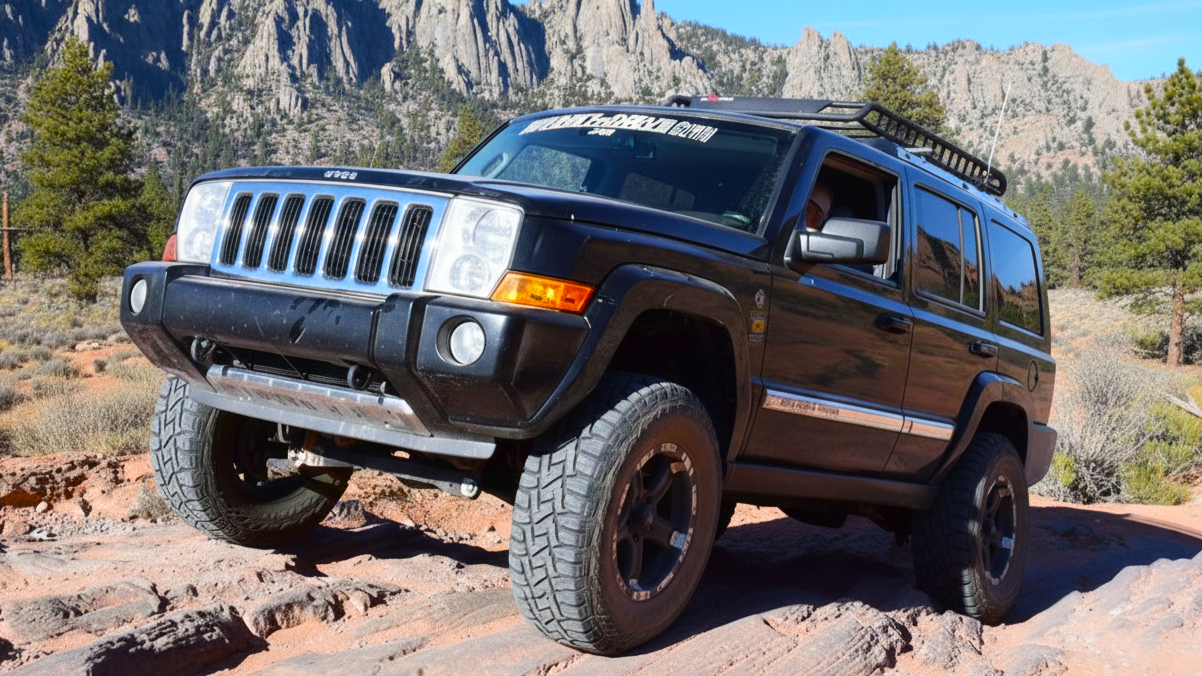 Jeep Commander black colour