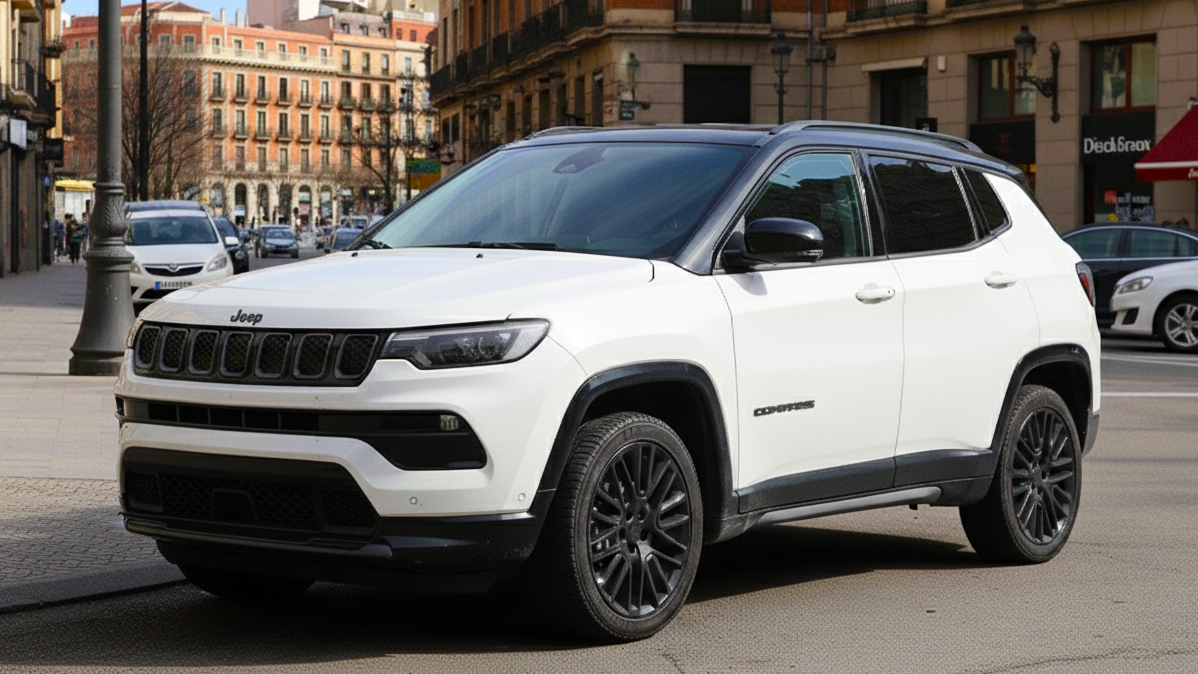 Jeep Compass white colour