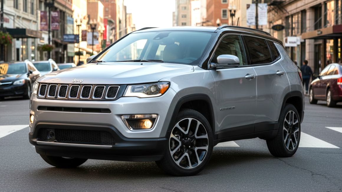 Jeep Compass silver colour