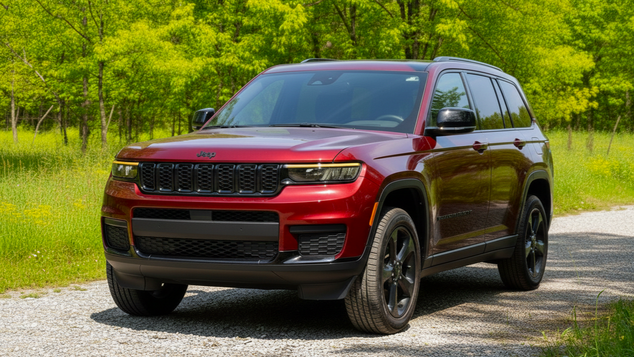 Jeep Grand Cherokee red colour