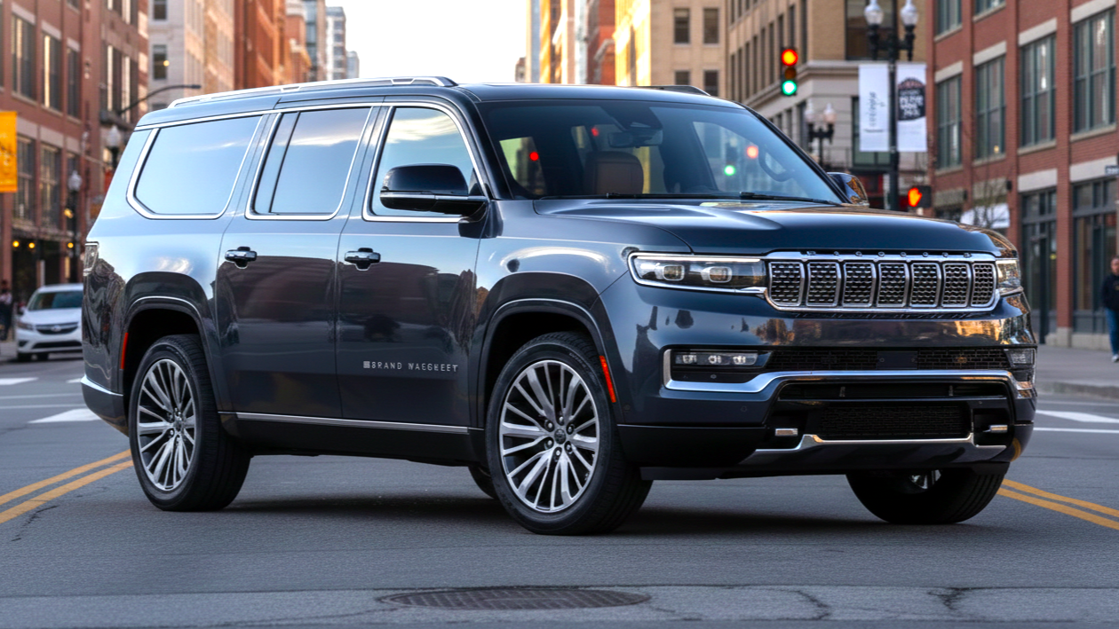 Jeep Wagoneer blue colour