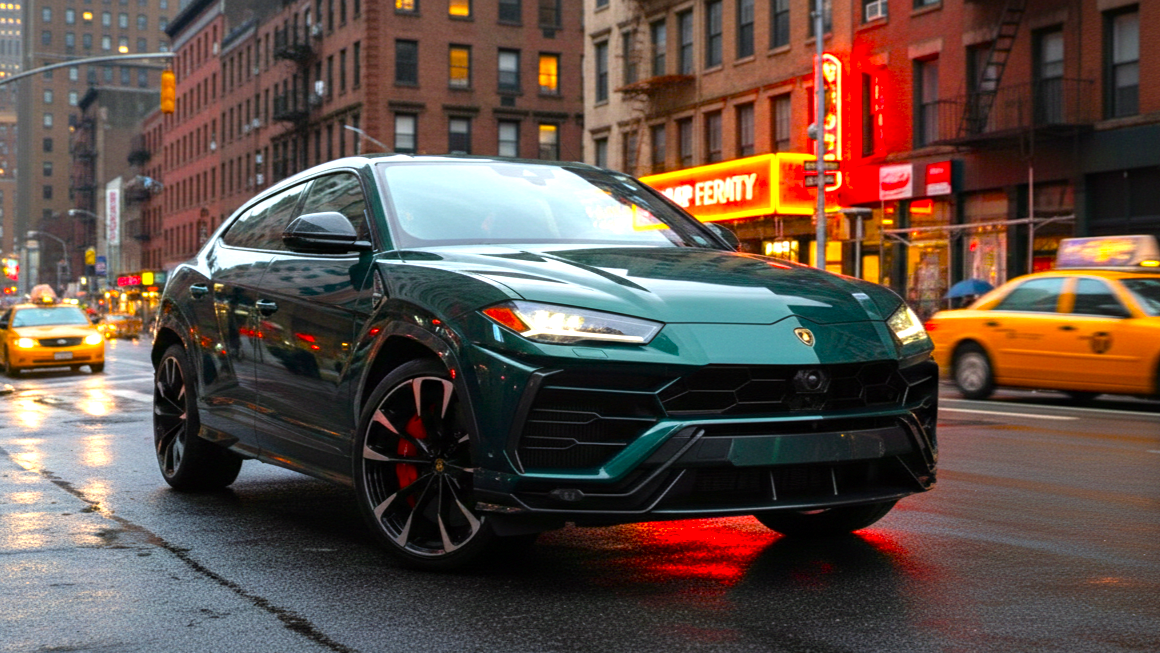 Lamborghini Urus green colour