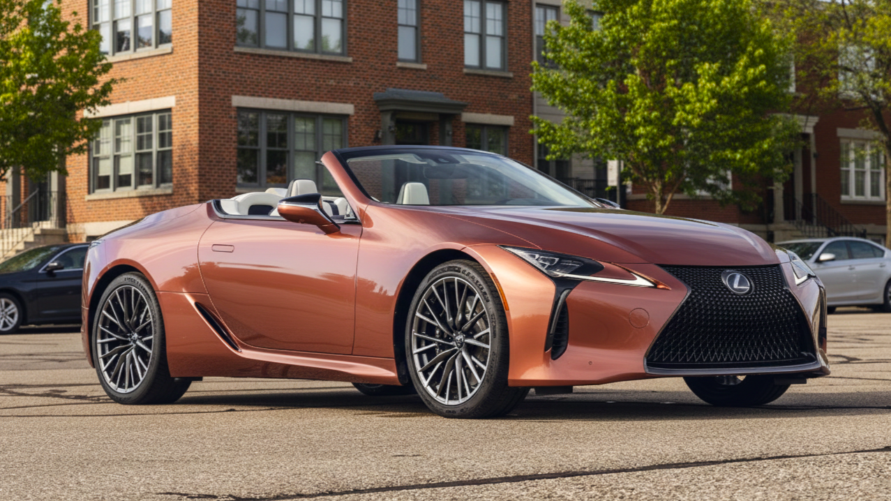 Lexus LC orange colour