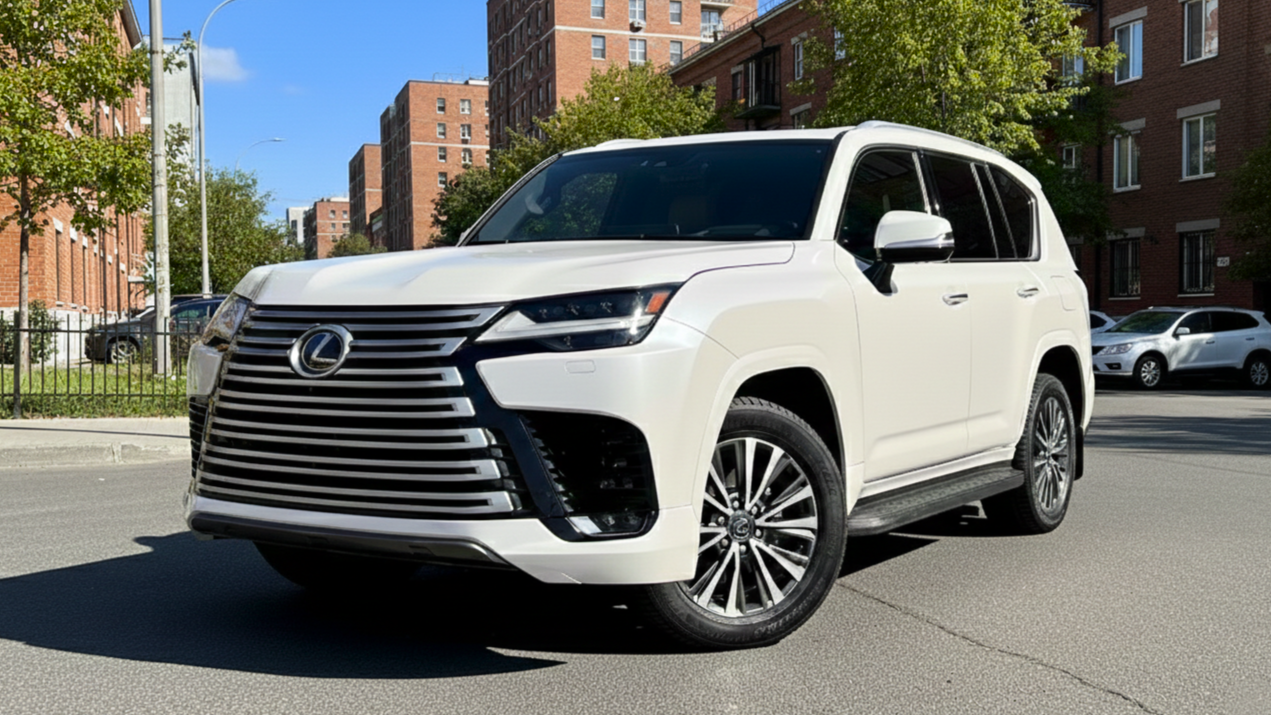 Lexus LX white colour