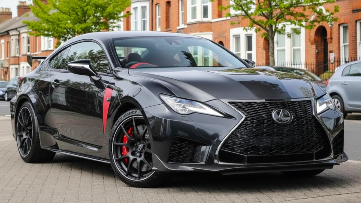 The RC F black colour