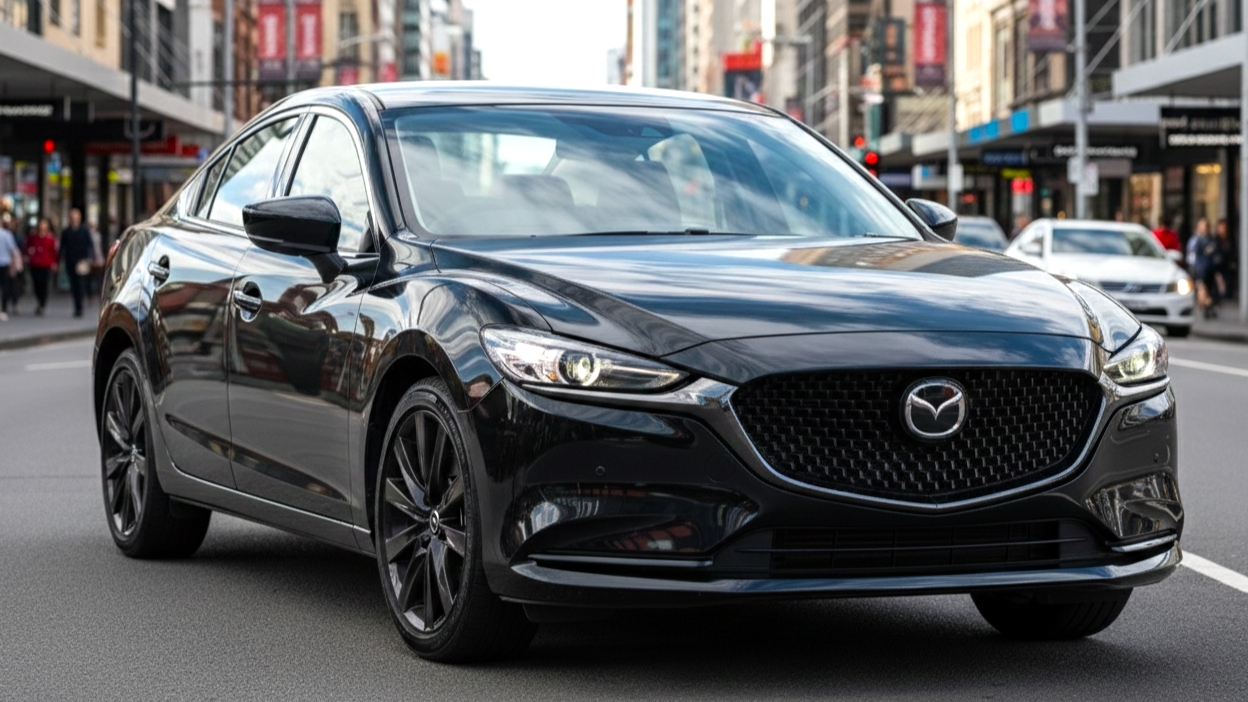 Mazda 6 черного цвета