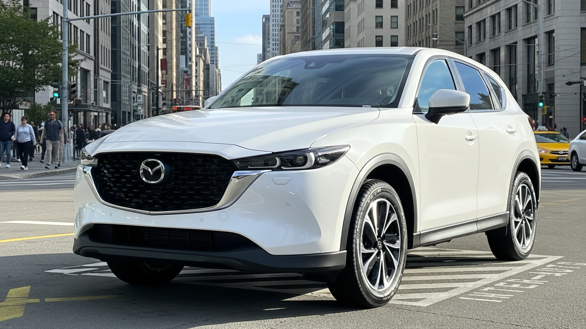 Mazda CX-5 белого цвета