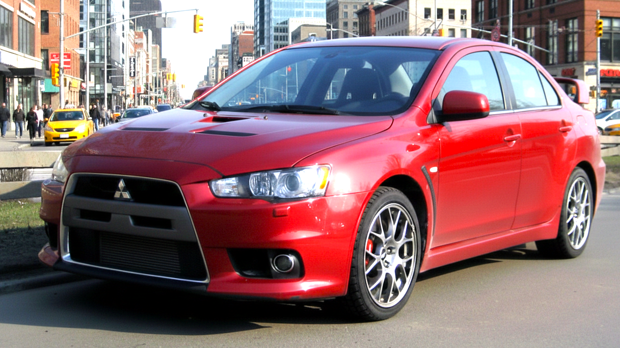 Lancer Evolution I–X red colour