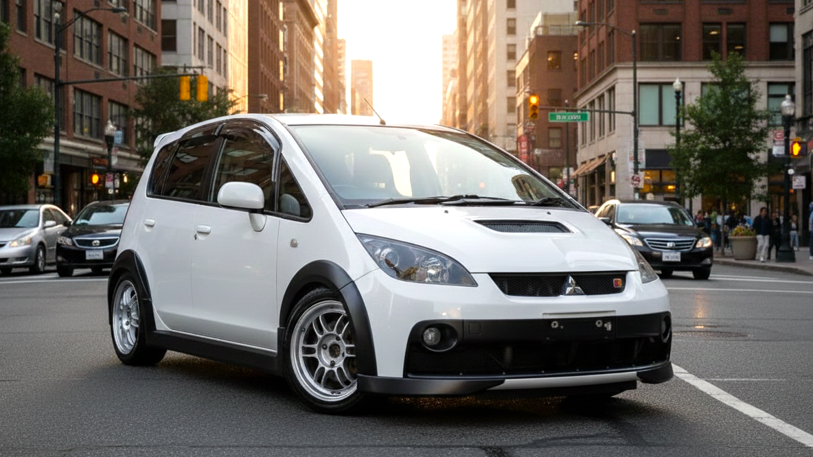 Mitsubishi Colt Ralliart Version-R white colour