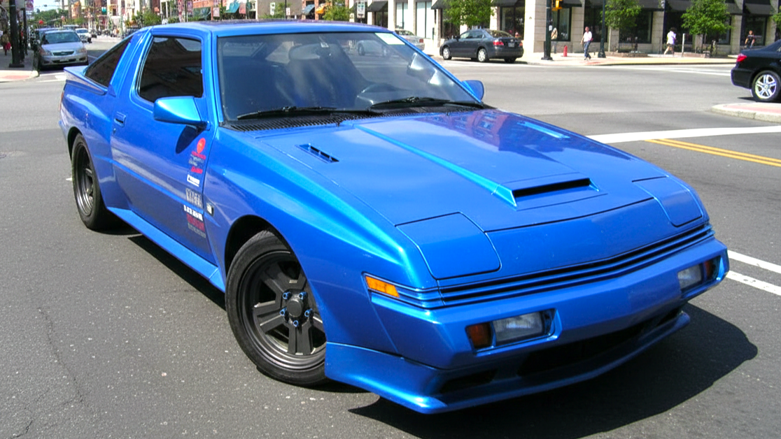 Mitsubishi Starion blue colour