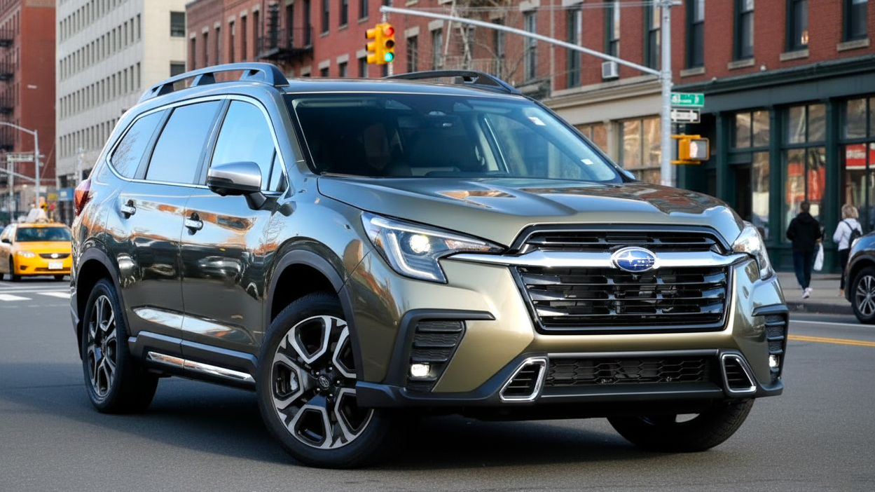 Subaru Ascent зеленого цвета