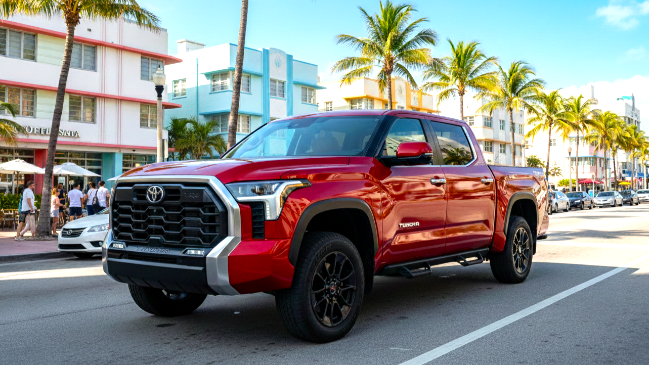 Toyota Tundra 2 red colour