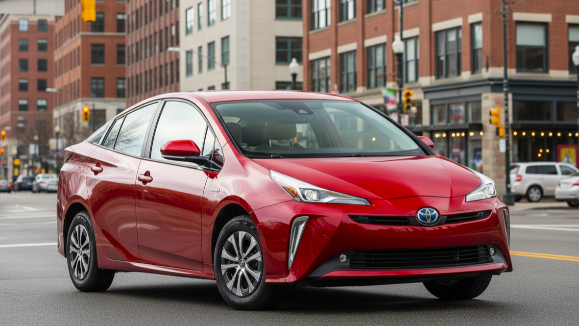 Toyota Prius red