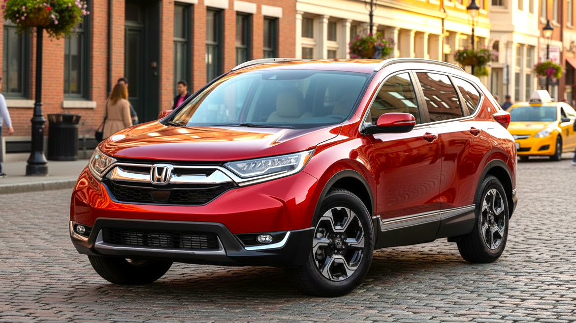 Honda CR–V (2012–2018) red colour