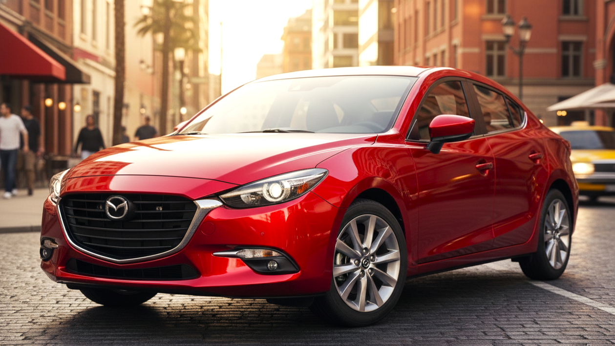 Mazda3 (2014–2018) red colour