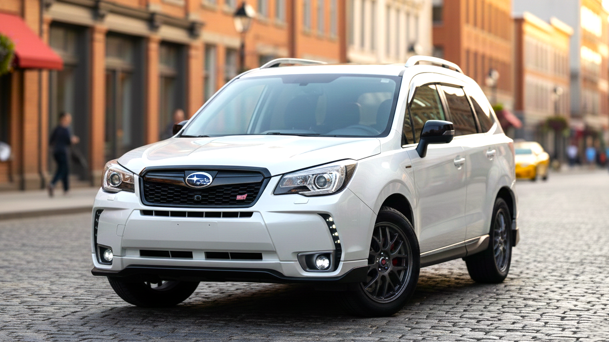 Subaru Forester (2014–2018) white colour