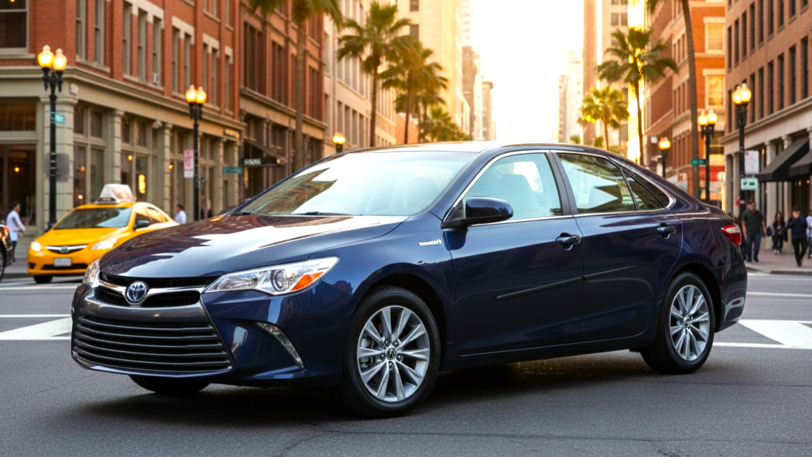 Toyota Camry (2015–2020) blue colour
