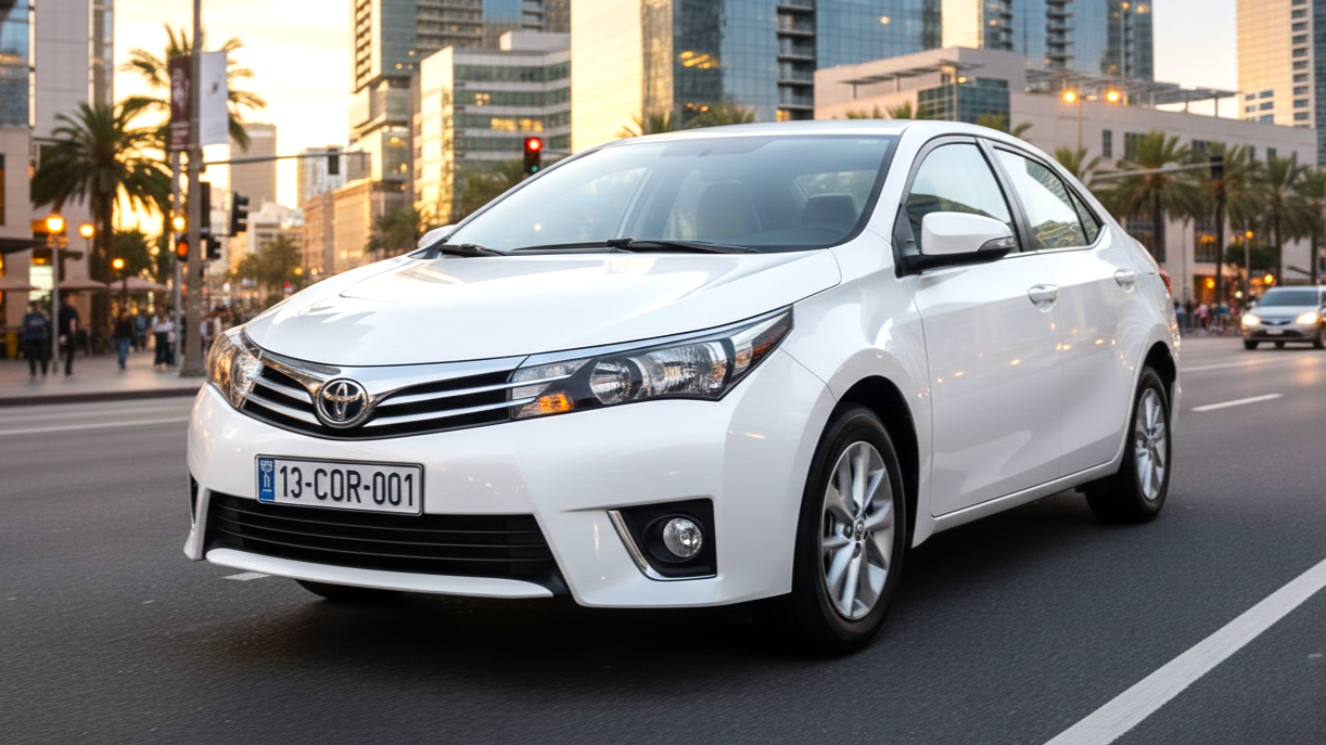 Toyota Corolla (2014–2019) white colour