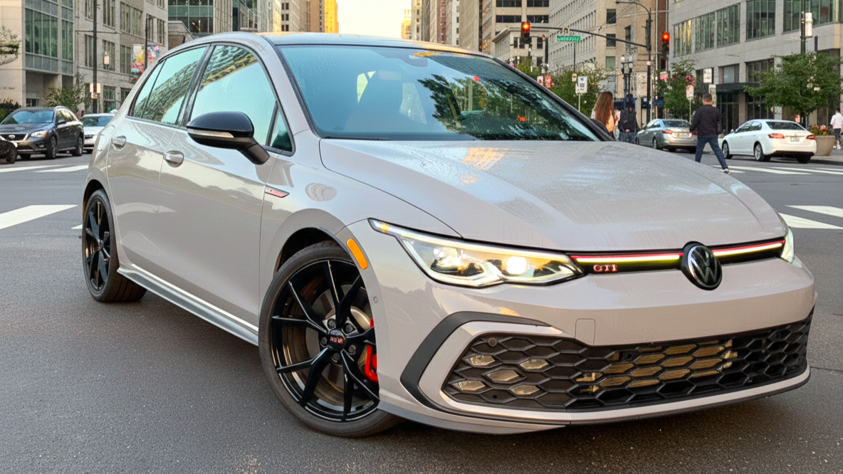 Volkswagen Golf GTI 2 серого цвета