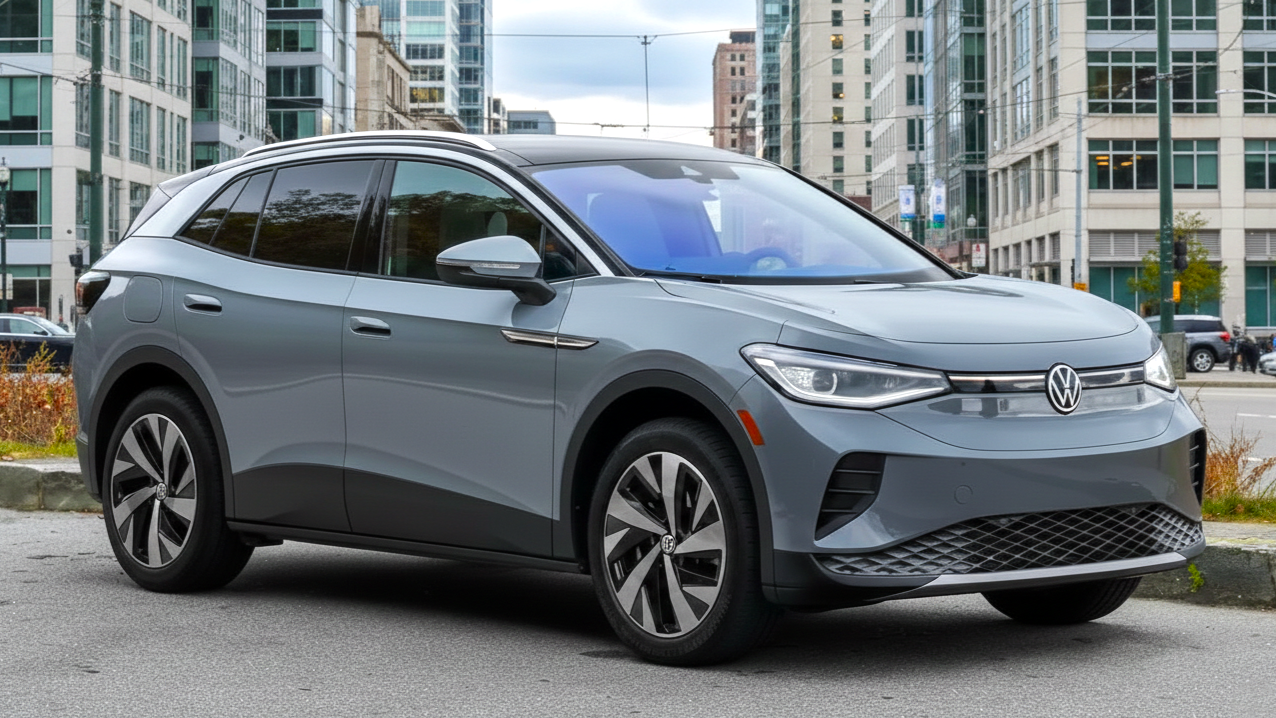 Volkswagen ID.4 серого цвета