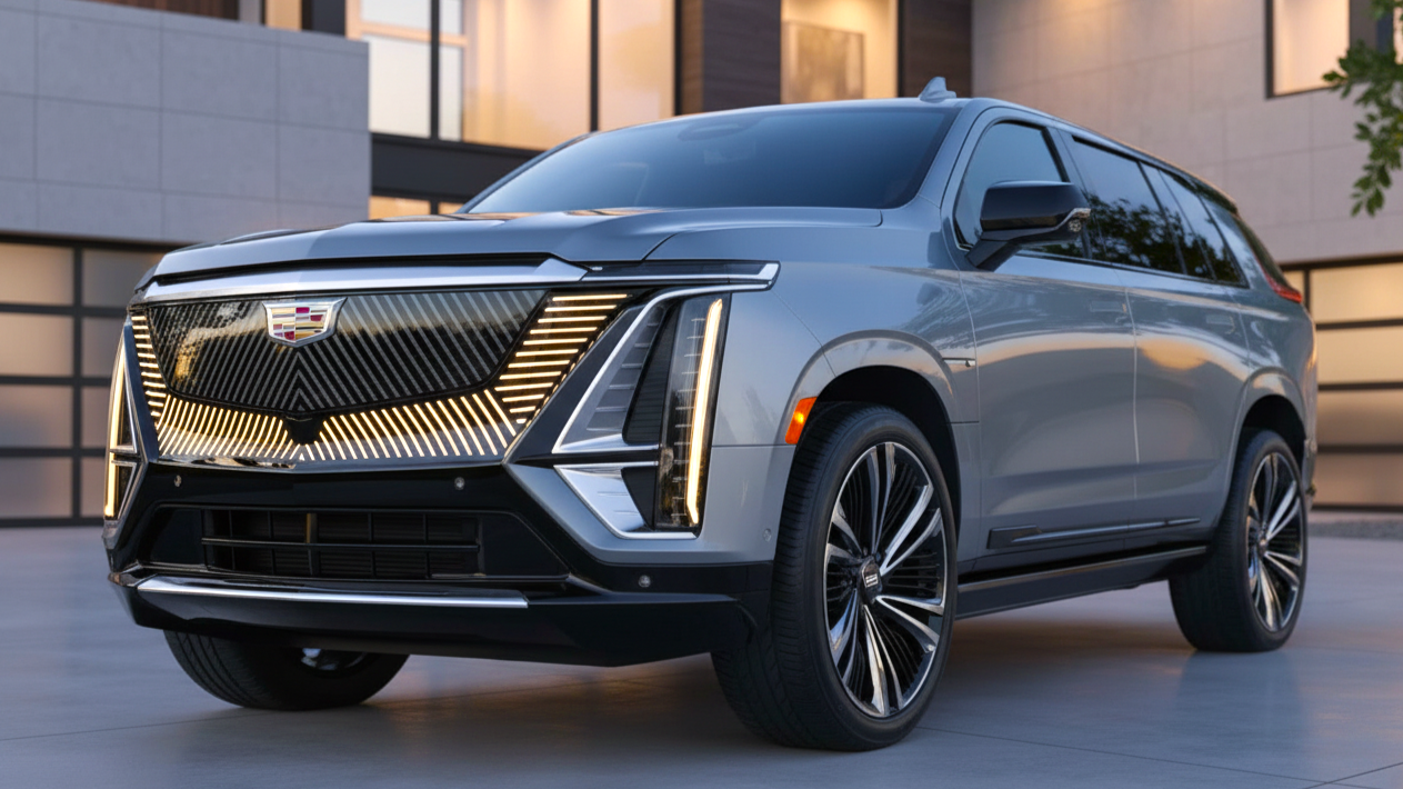 Cadillac Escalade IQ серого цвета