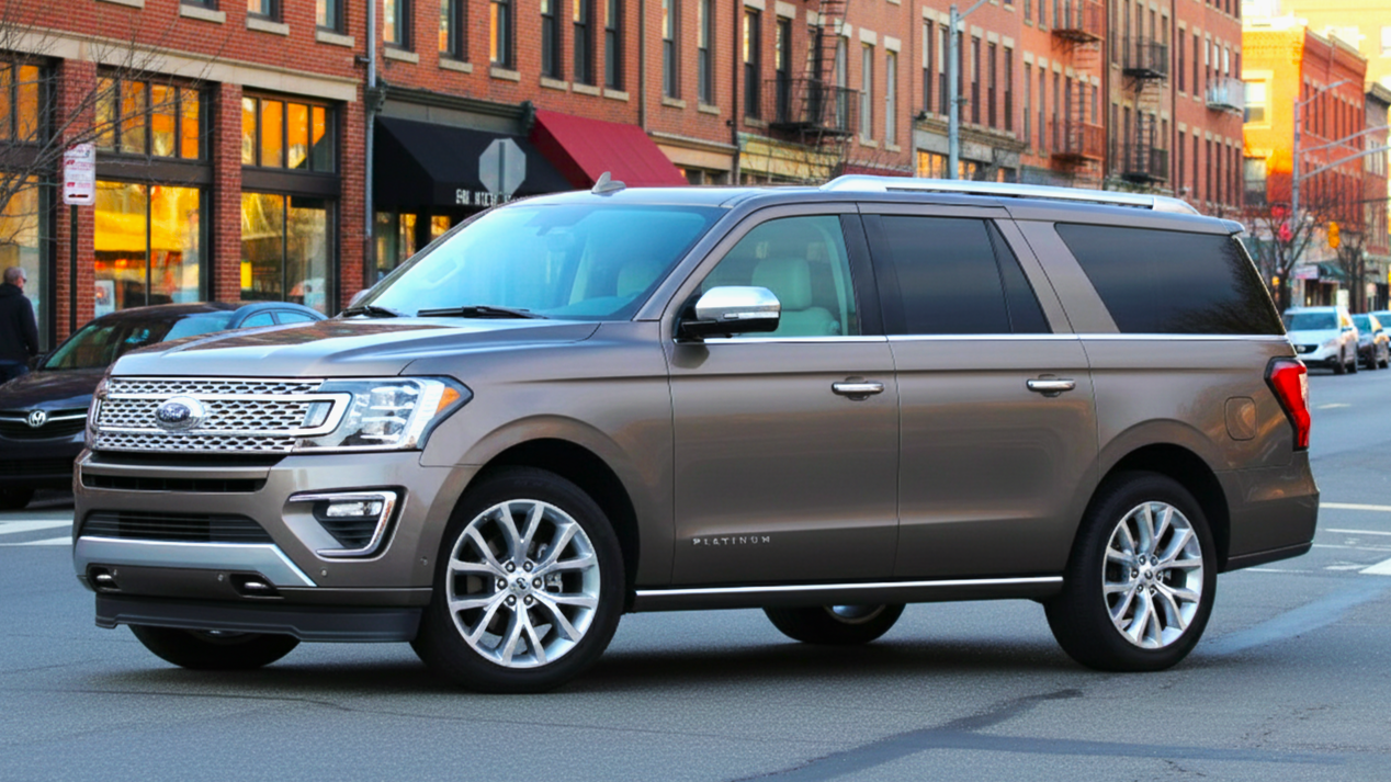 Ford Expedition MAX коричневого цвета