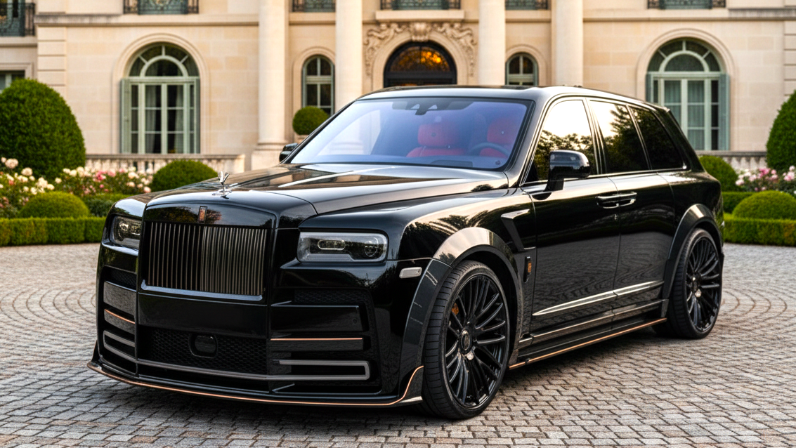 Rolls–Royce Cullinan черного цвета