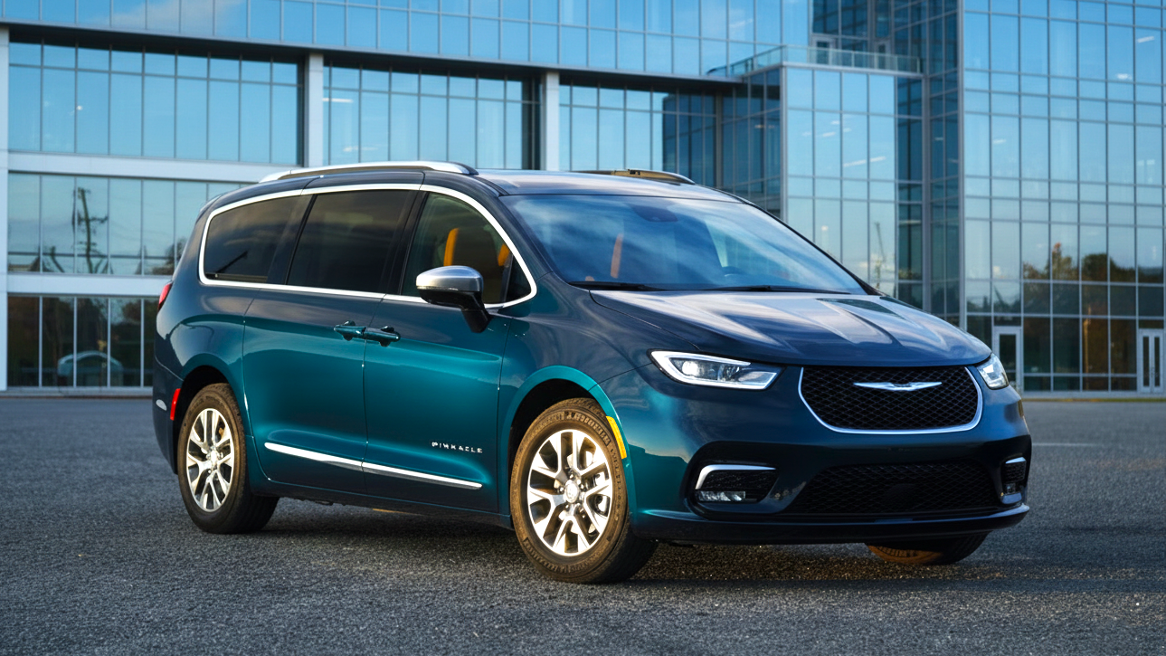 Chrysler Pacifica blue colour