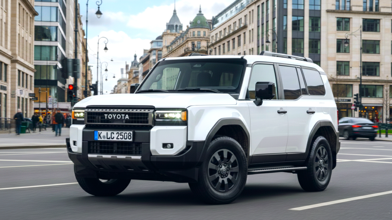 Toyota Land Cruiser white colour