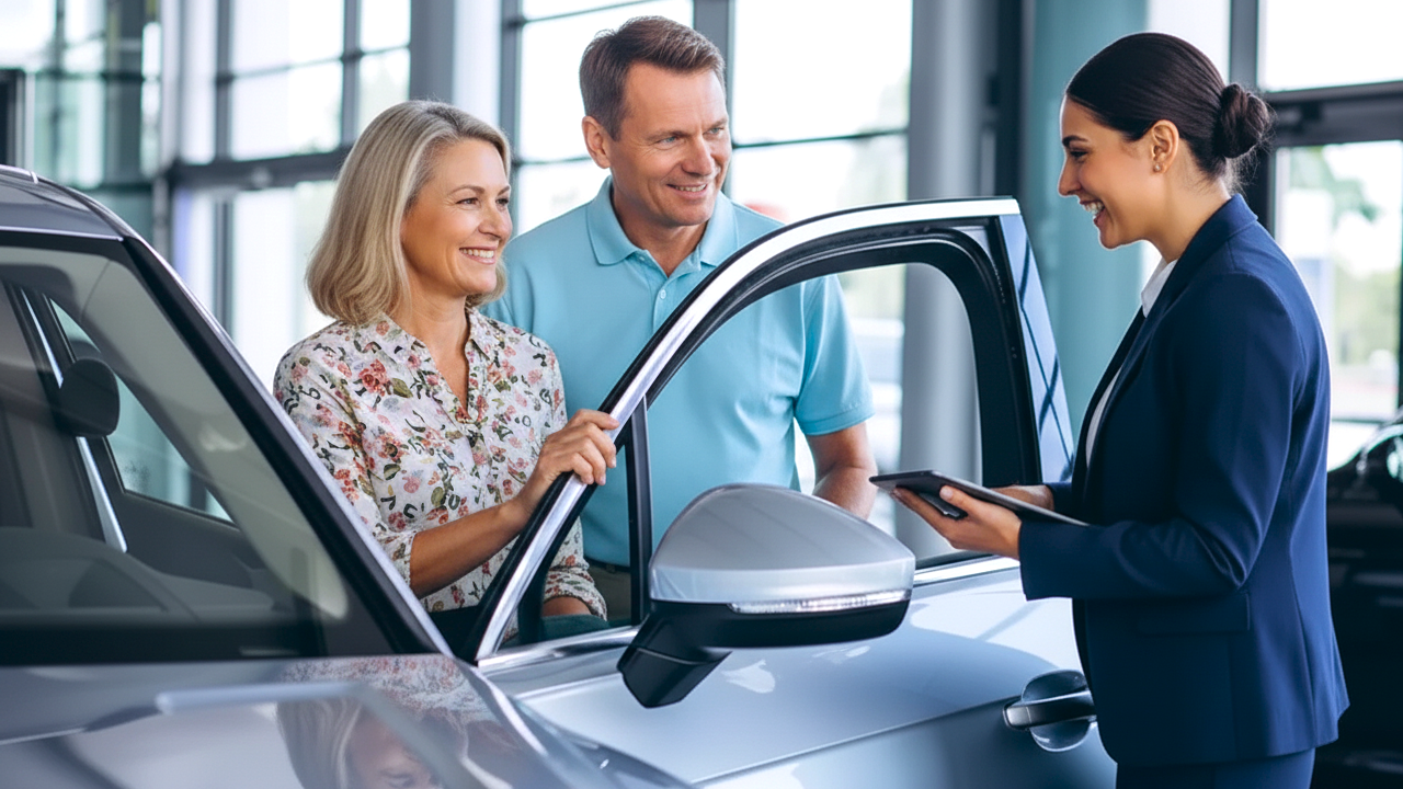 A couple buys a car