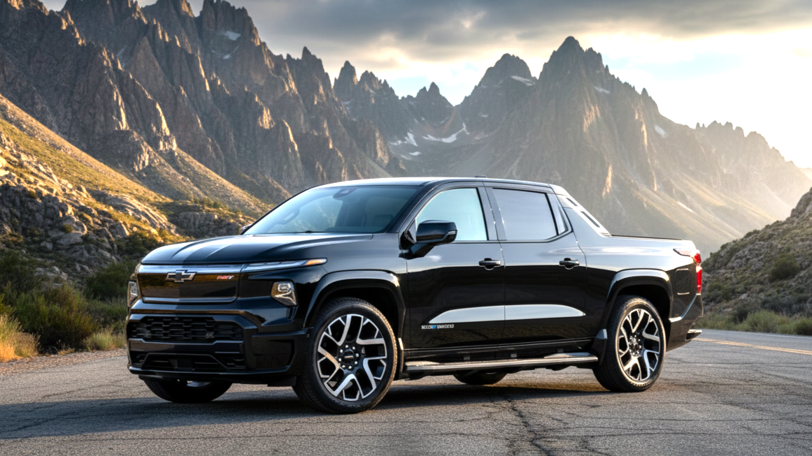 Chevy Silverado EV black colour