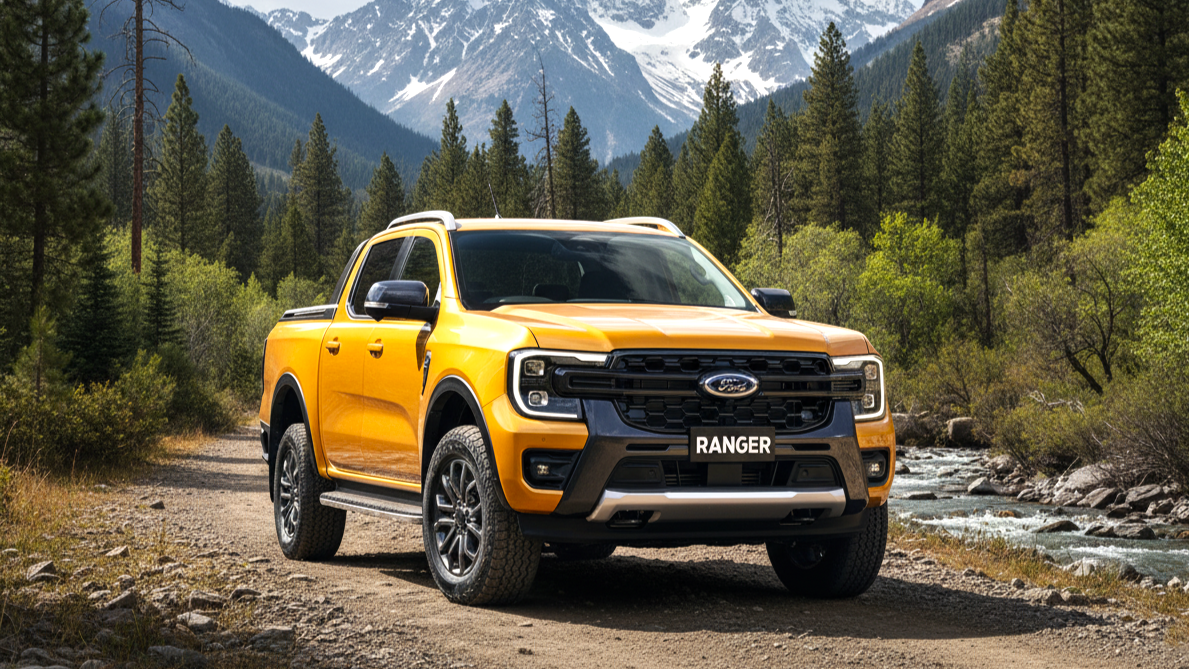 Ford Ranger yellow colour