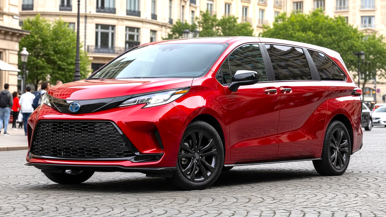 Toyota MPW red colour