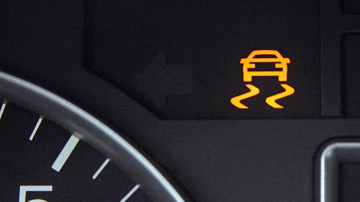 Stability control system symbol