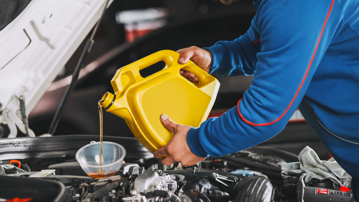 Замена моторного масла 2