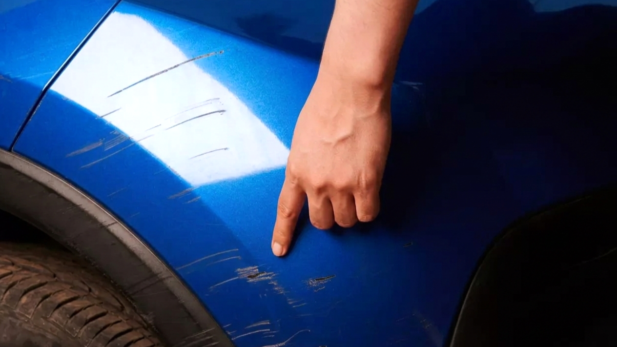 Determining the depth on car paint