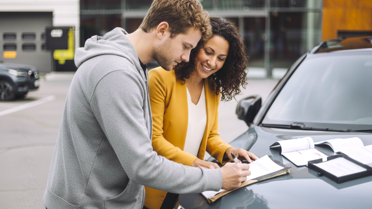 checking car documents