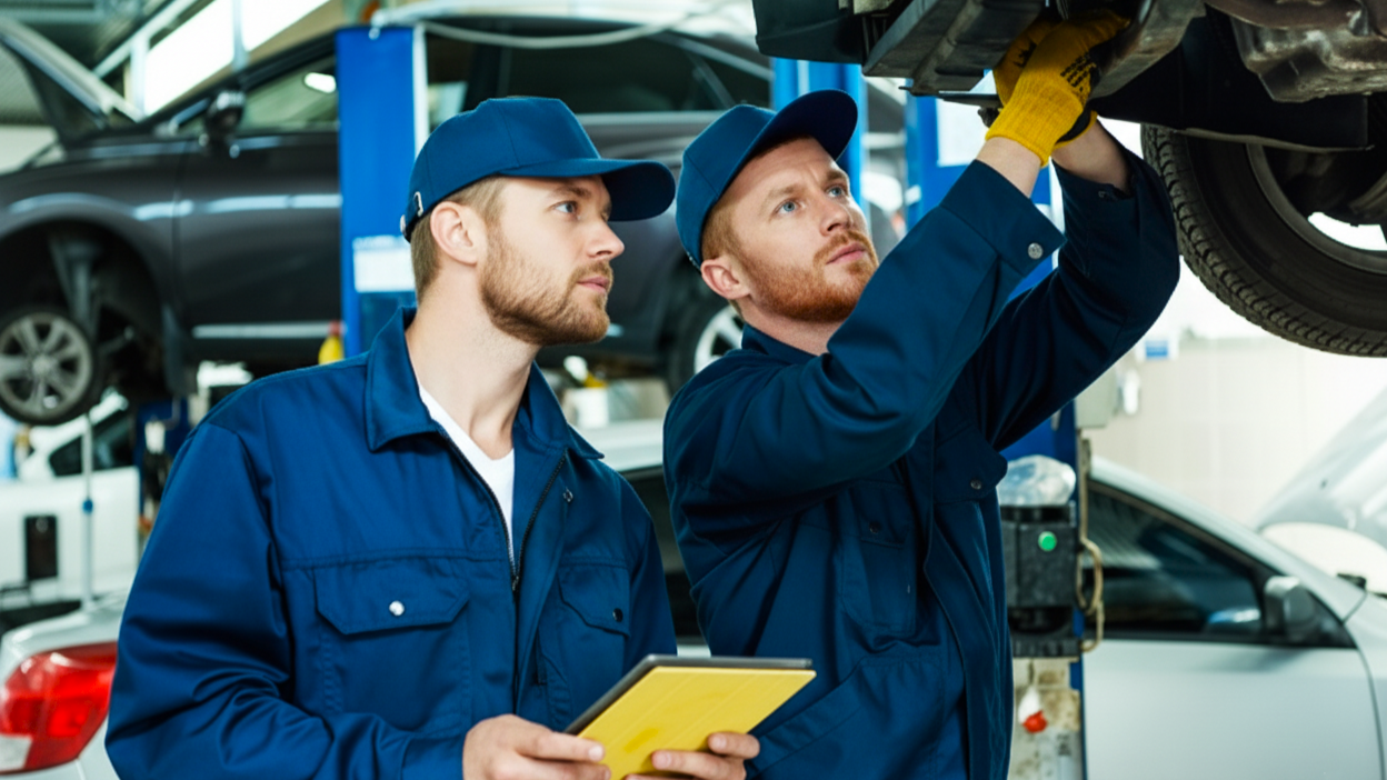 Professional car servicing