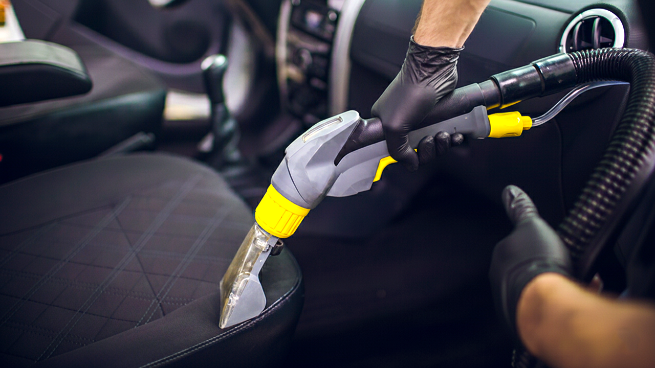 Car interior cleaning