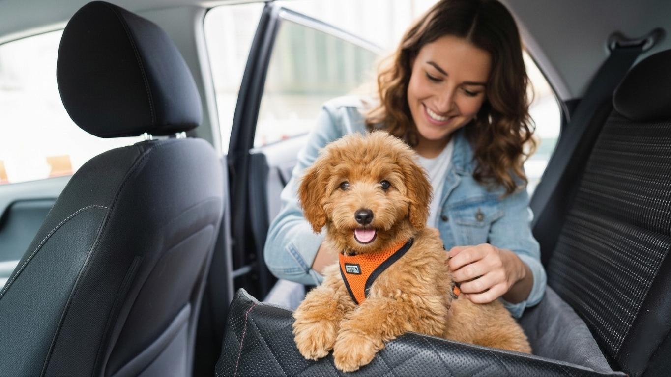 Comfort for dogs inside the car