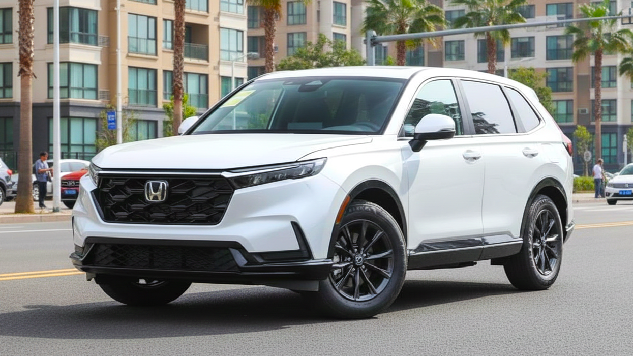 Honda CR-V white colour