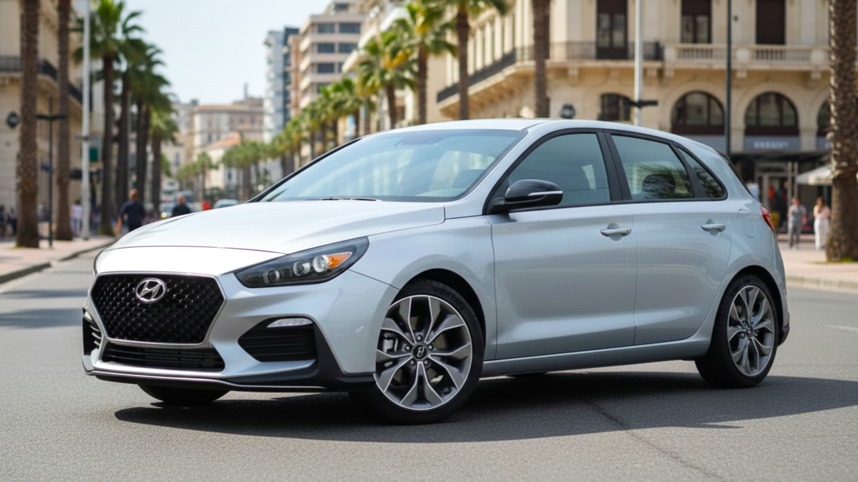 Hyundai Elantra GT silver colour