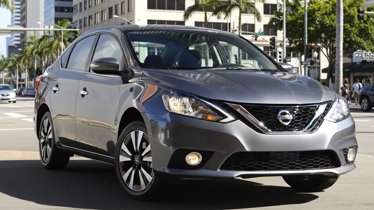 Nissan Sentra серого цвета