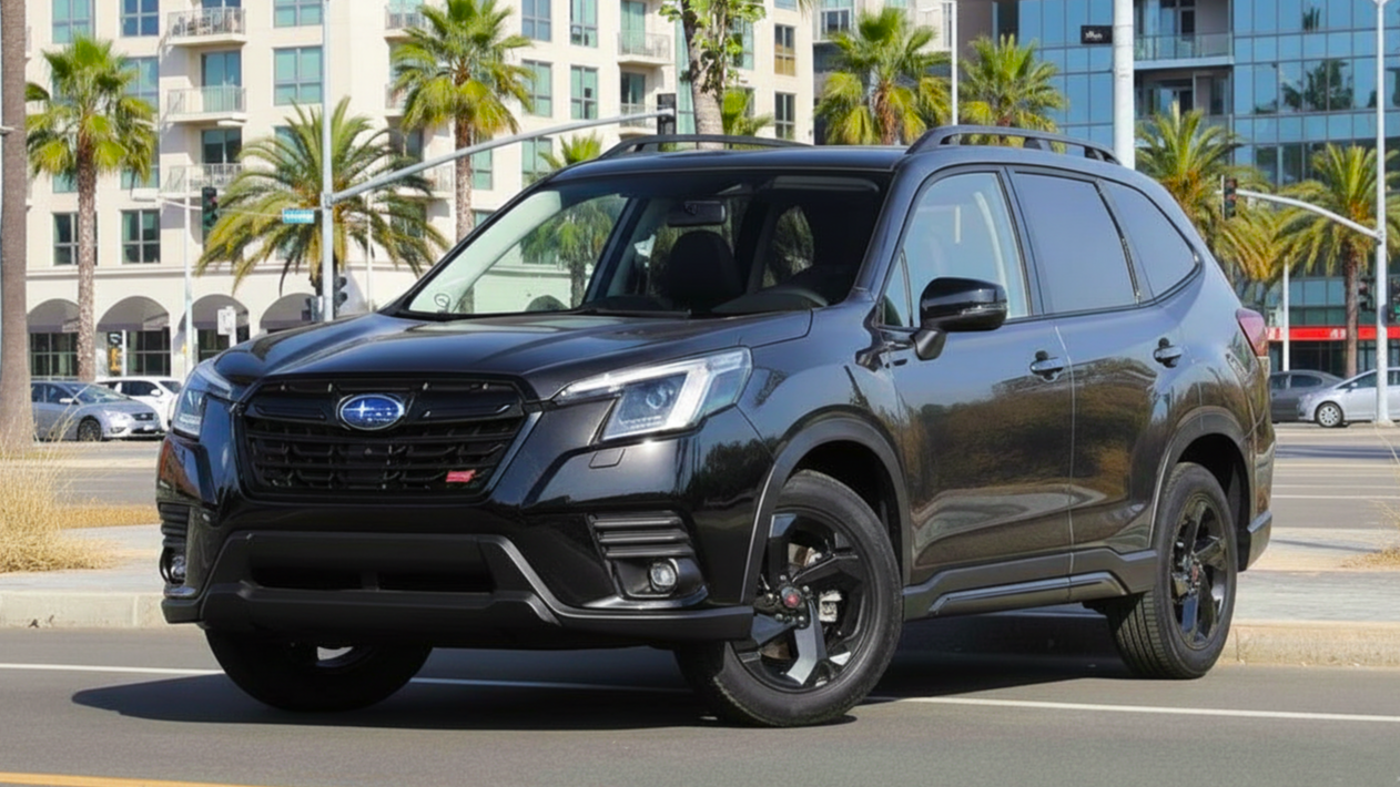 Subaru Forester black colour